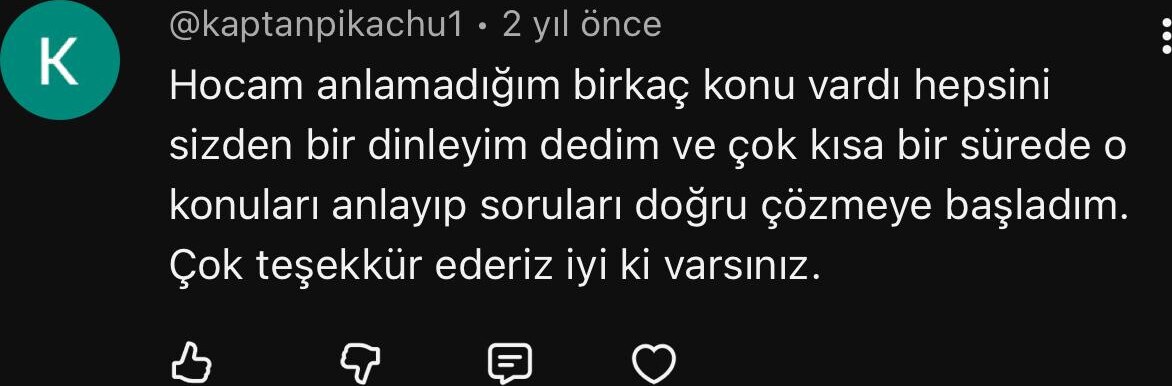 Öğrenci yorumu 21